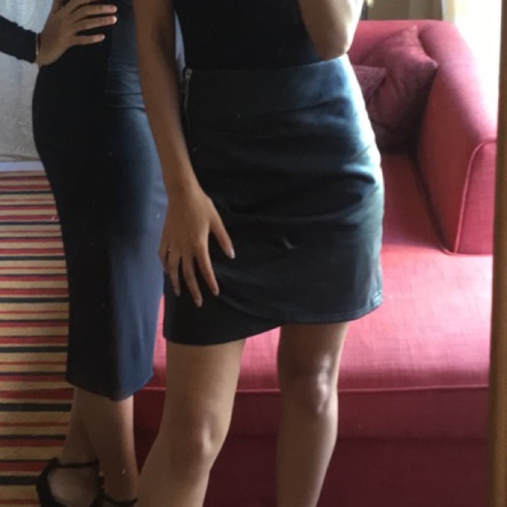 Zara Leather Skirt